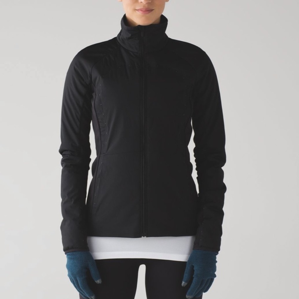 Lululemon 8 Run for Cold Women's Black Puffer Jacket